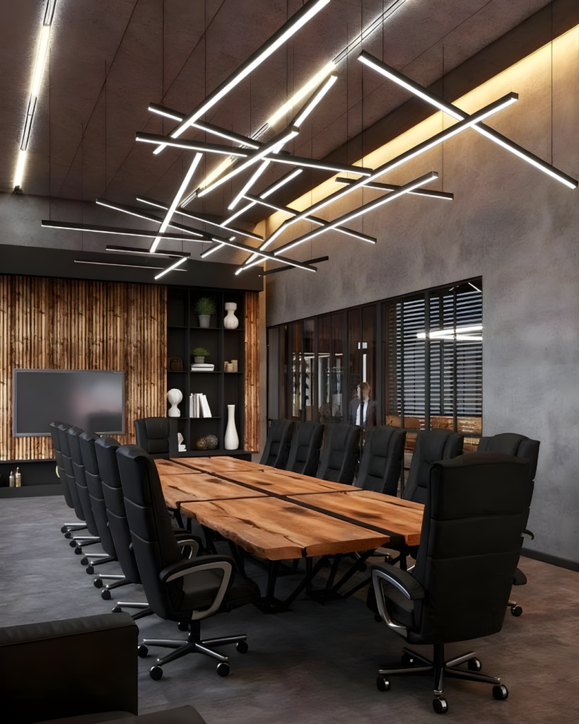 glass partition in office spaces, office spaces designs, commercial interior design, meeting room lounge, meeting room, conference room, boardroom