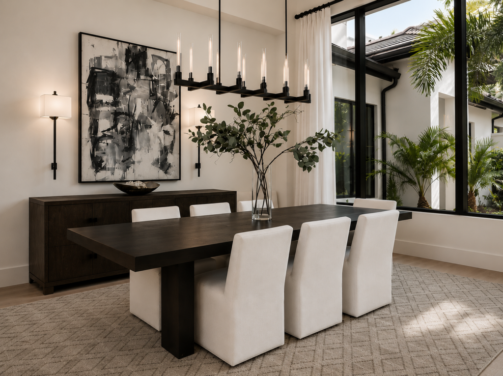 Luxury Dining Room Design, Heather Robinson Designs. Is Summer the Best Time to Renovate?, Arizona Luxury Interior Design Studio 